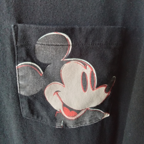 Mickey Mouse Andy Warhol Black T-shirt Size XL - Picture 2 of 6
